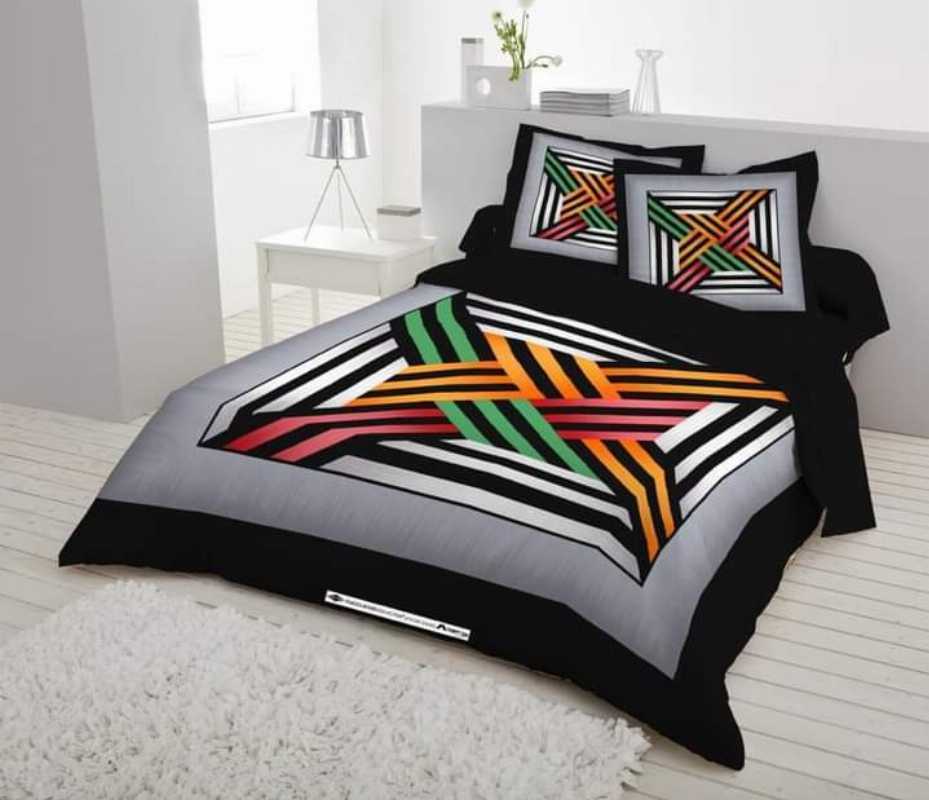 Luxury 3D Design Cotton King Size Bed Sheet Set